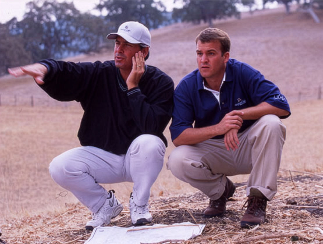 Kipp Schulties with Fred Couples